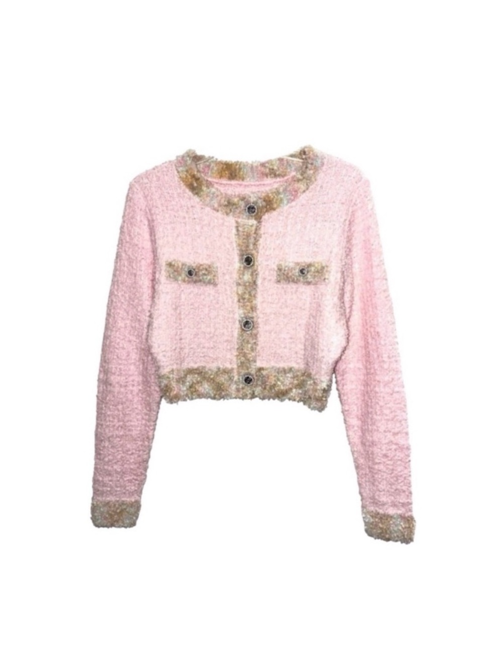 Ledin Crop Bouclée Jacket